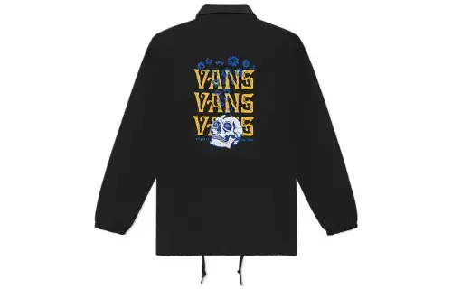 Vans Jackets Men's Black Lapel Moderate Other