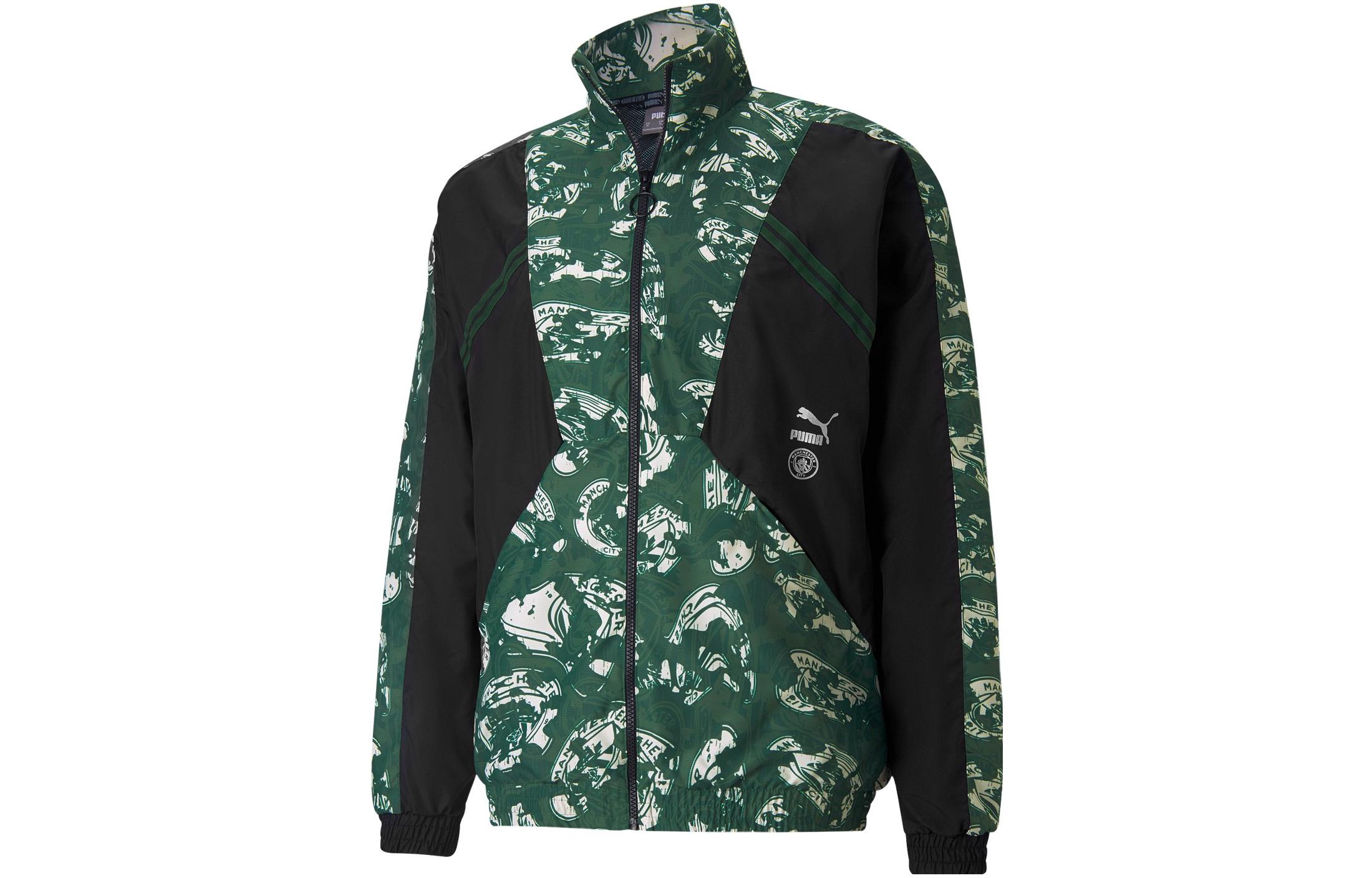 Мужская куртка PUMA PUMA (камуфляжно-зеленая)