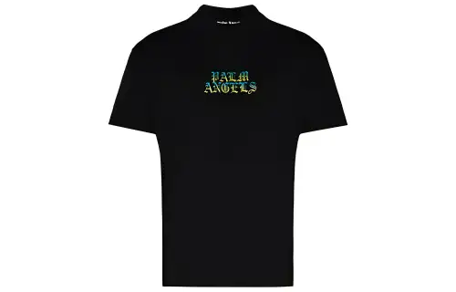 PALM ANGELS Hue Gothic Logo T shirt