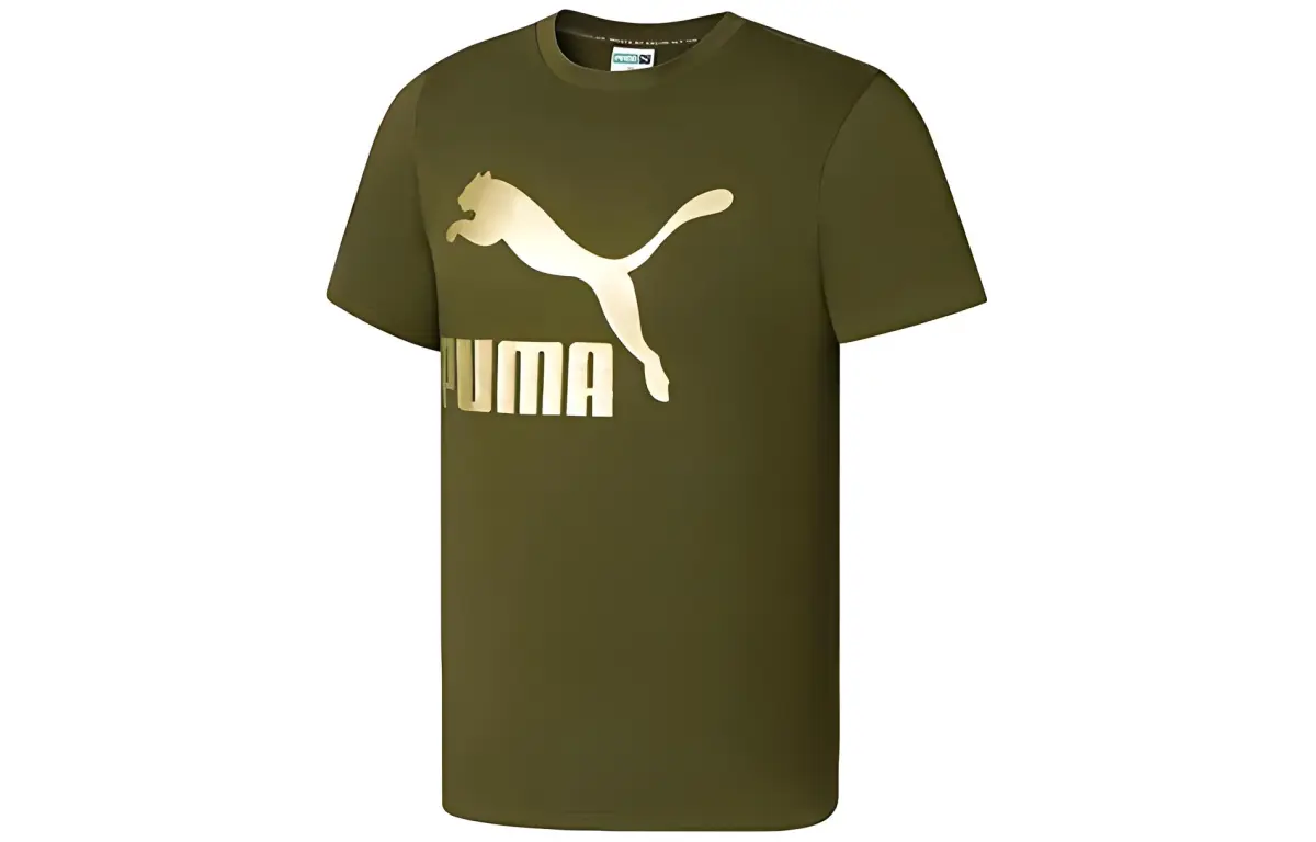 PUMA Set-in Sleeve T-Shirt Men's Green
