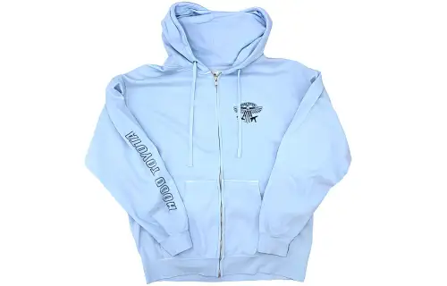 Travis Scott Sweatshirts Unisex Blue Hooded Moderate Regular