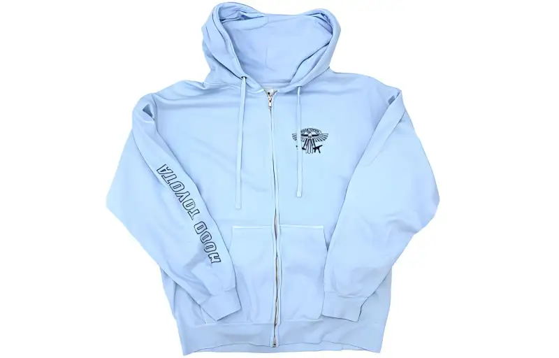 Travis Scott Sweatshirts Unisex Blue Hooded Moderate Regular