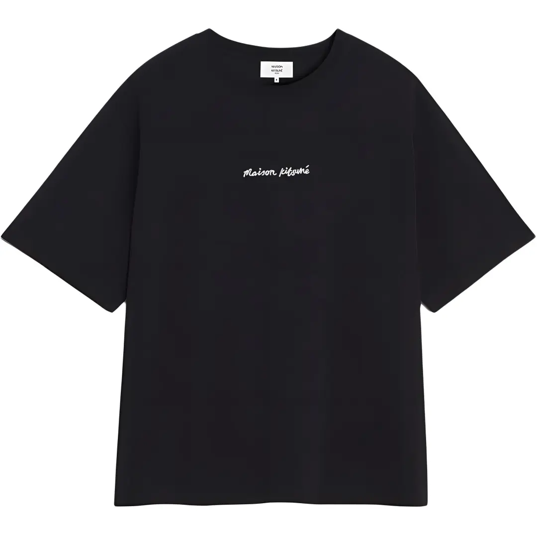 Maison Kitsuné Line Handwriting Oversized T Shirt
