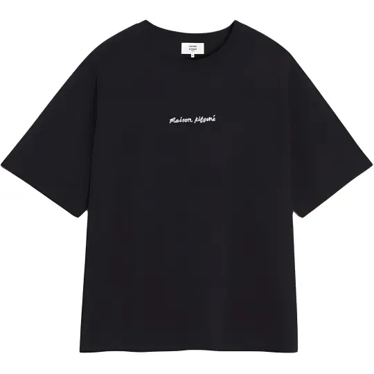 Maison Kitsuné Line Handwriting Oversized T Shirt