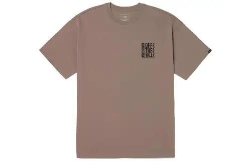 Vans Drop Shoulder Sleeve T Shirt Men's Light Umber