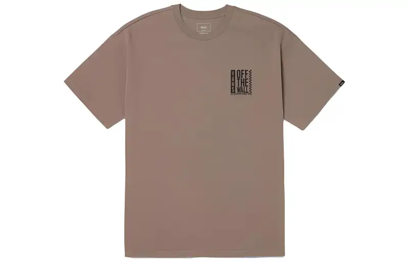 Vans Drop Shoulder Sleeve T Shirt Men's Light Umber