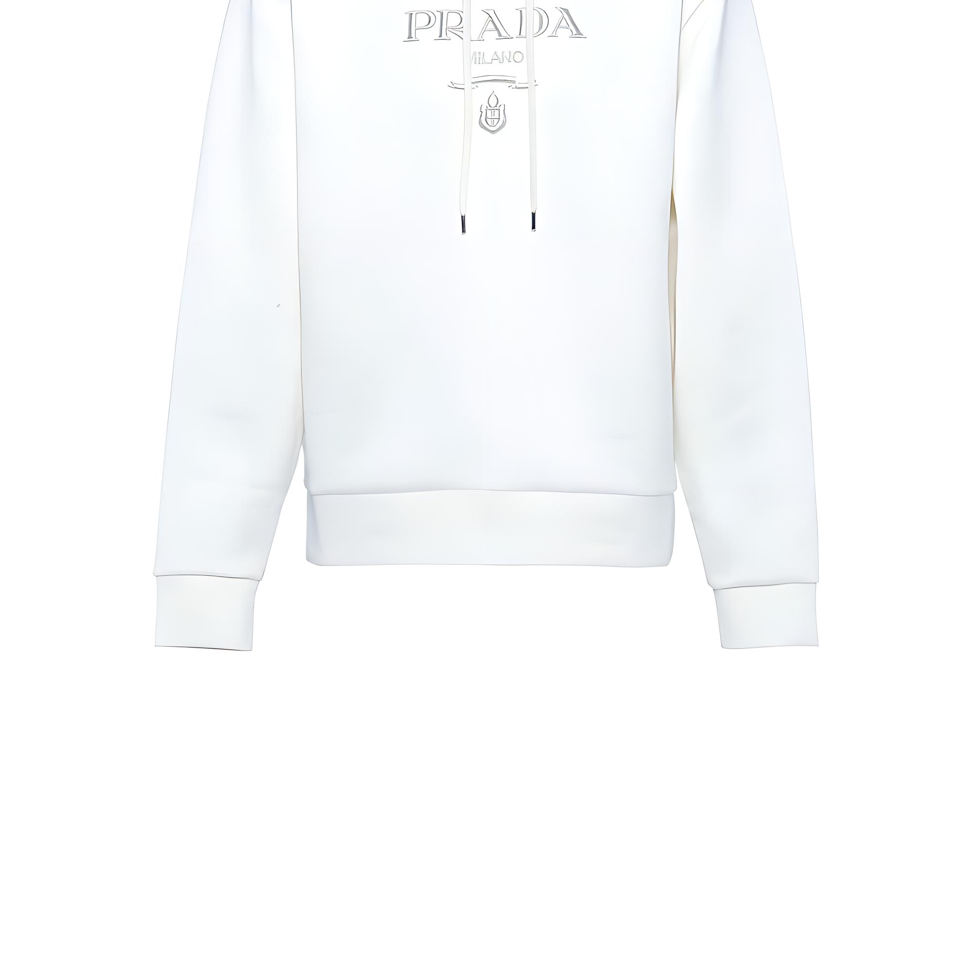 Мужское худи Prada (белое) — фото 6