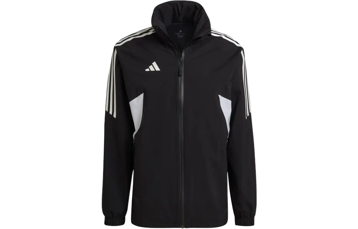 Adidas Jackets Men's Black Stand Collar Moderate Other