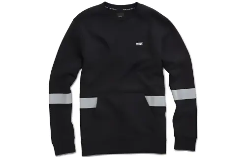 Vans Sweatshirts Unisex Black Crew Neck Moderate Regular