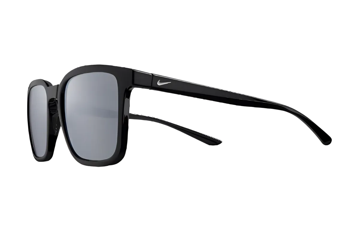 Nike Nylon Irregular Shape Sunglasses Unisex Black