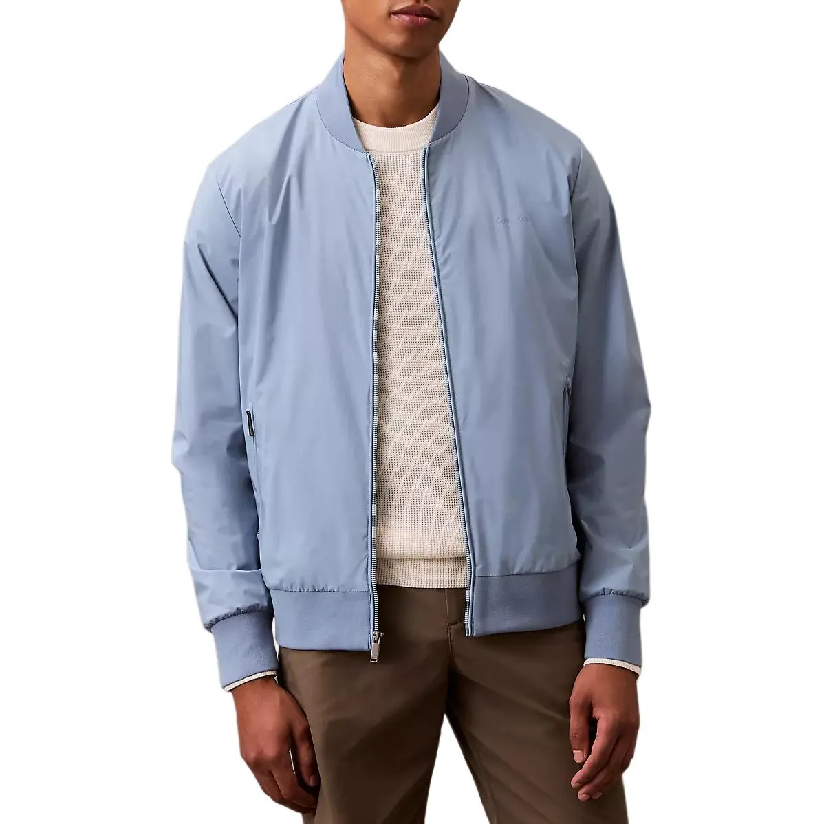 Calvin Klein zip-front bomber jacket