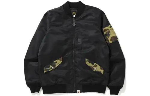 A BATHING APE Jackets Men's Baseball Collar Moderate Other