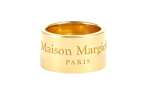 Maison Margiela 925 Sterling Silver Rings Unisex Gold