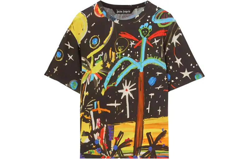 Palm Angels graphic-print crewneck T-shirt