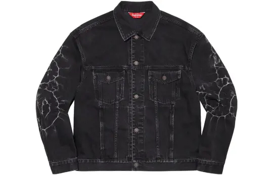 Supreme Shibori Denim Trucker Jacket