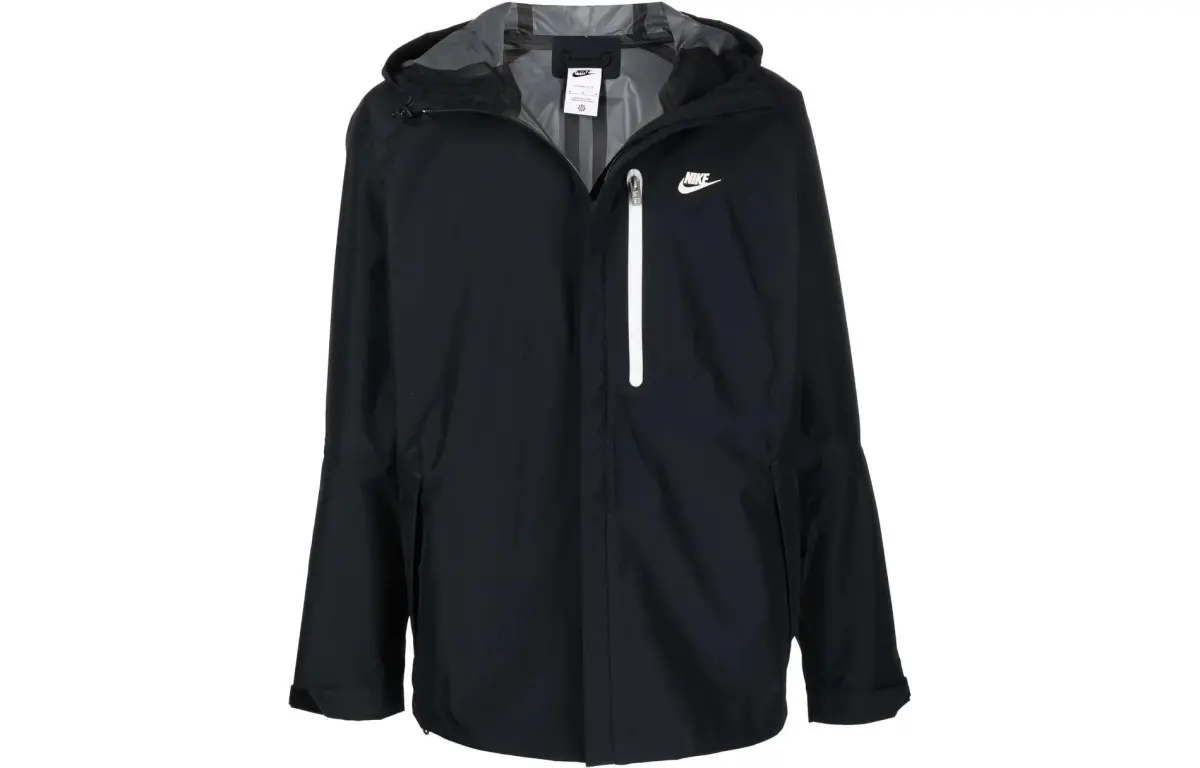 Nike Sportswear Jackets Men's Black Hooded (Non-detachable) Moderate Other
