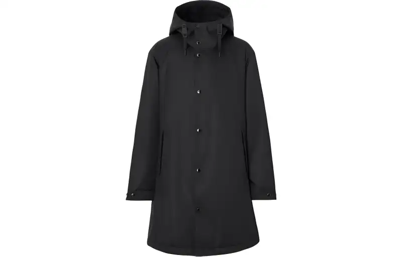 Burberry Logo-print Hooded Parka Coat