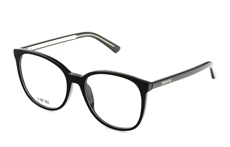 DIOR Prescription Glasses Unisex Black