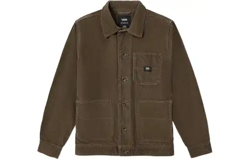 Vans Jackets Men's Brown Lapel Moderate Other