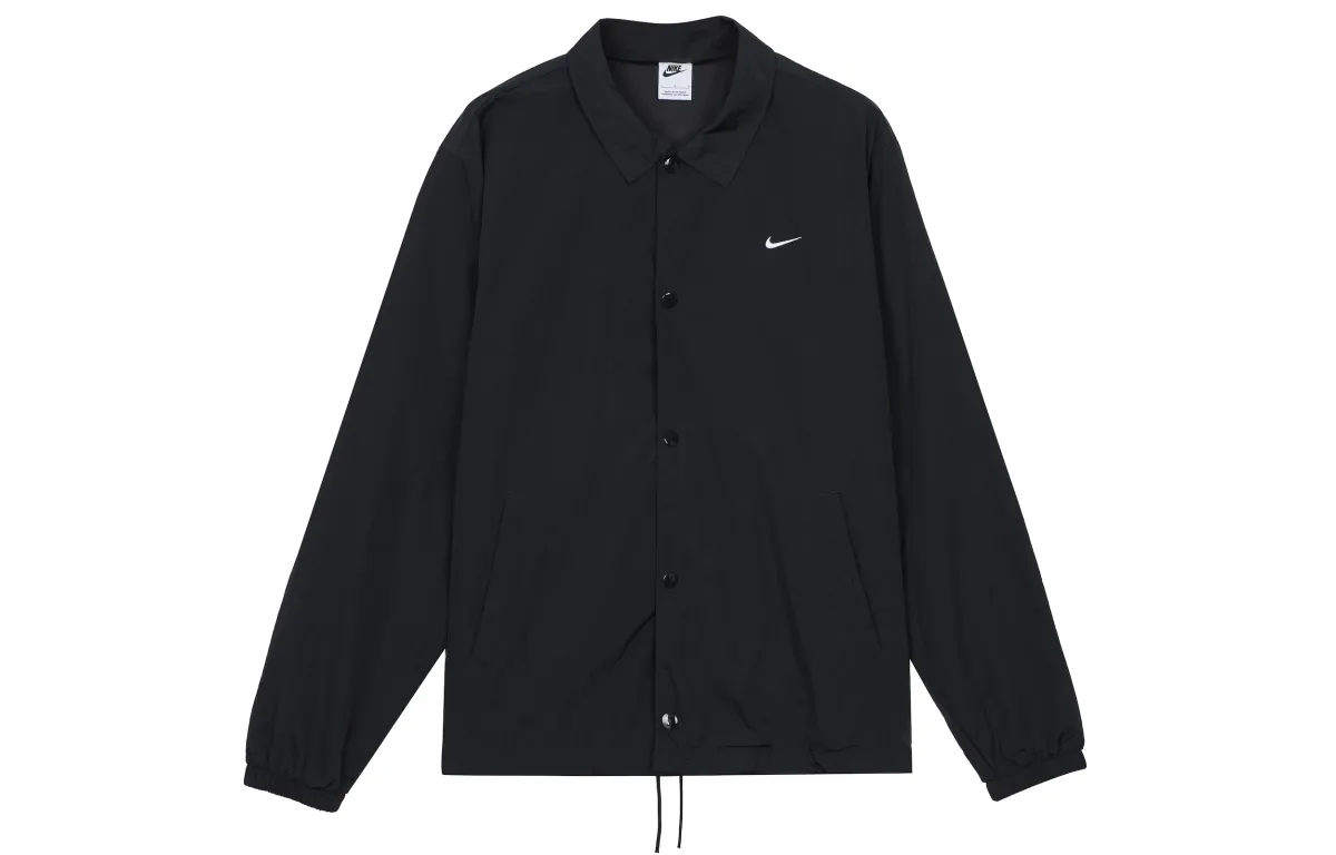 Nike Jackets Men's Black Lapel Moderate Other