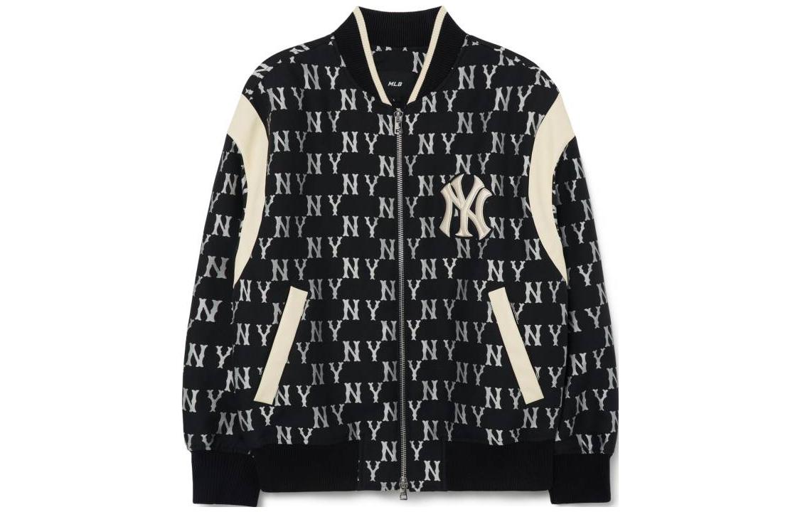 MLB Jackets Unisex Black Baseball Collar Moderate Other