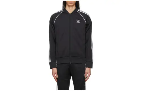 Adidas Originals Jackets Men's Black Crew Neck Moderate Other