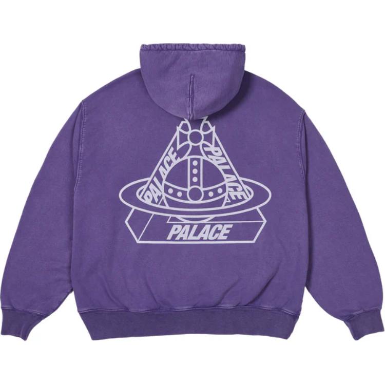 Худи Palace PALACE VIVIENNE WESTWOOD FW24 HOOD LOGO (фиолетовое)