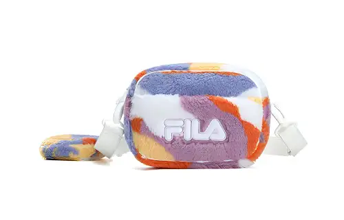 FILA FUSION Fabric Shoulder Bag Regular Women's Lush Orange