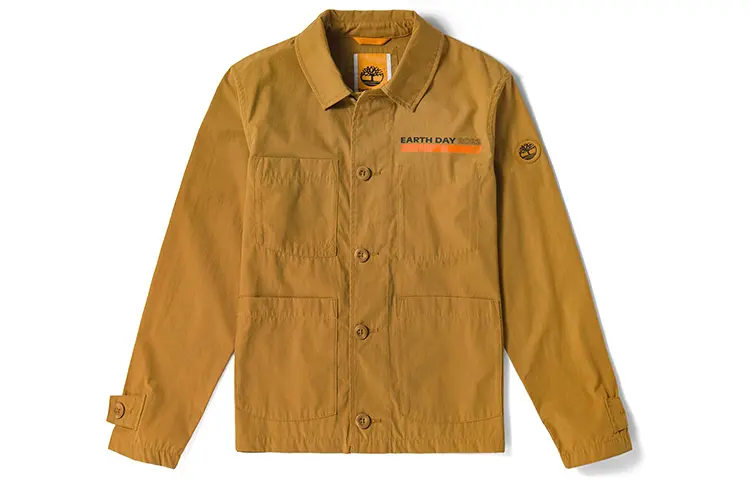 Timberland Jackets Men's Wheat Lapel Moderate Workwear