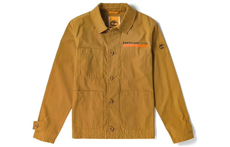 Timberland Jackets Men's Wheat Lapel Moderate Workwear