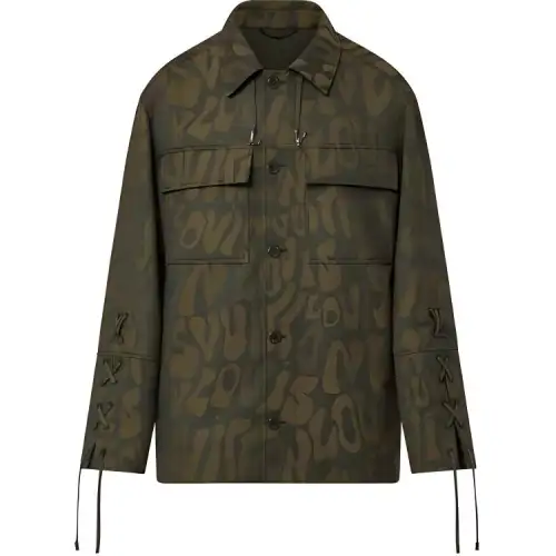 LOUIS VUITTON Pre Owned 2010s Logo print Overshirt