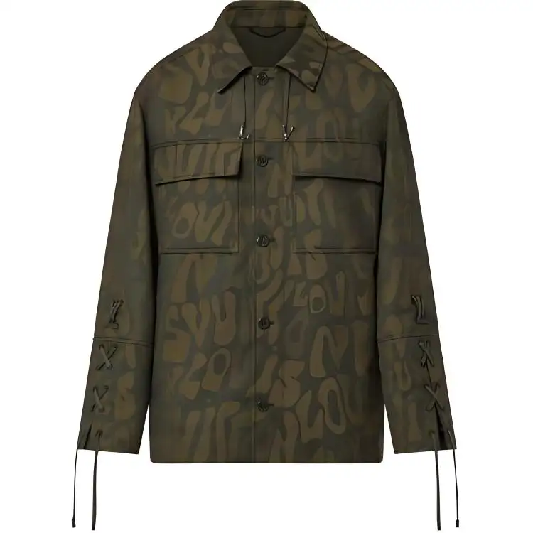 LOUIS VUITTON Pre Owned 2010s Logo print Overshirt