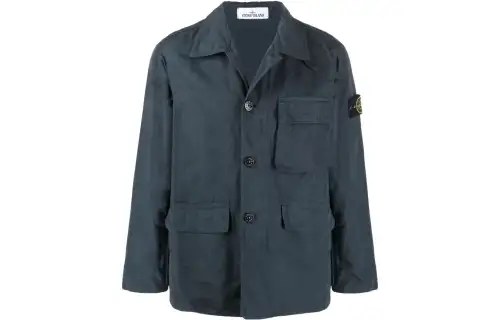 STONE ISLAND Patch-pocket Shirt Jacket
