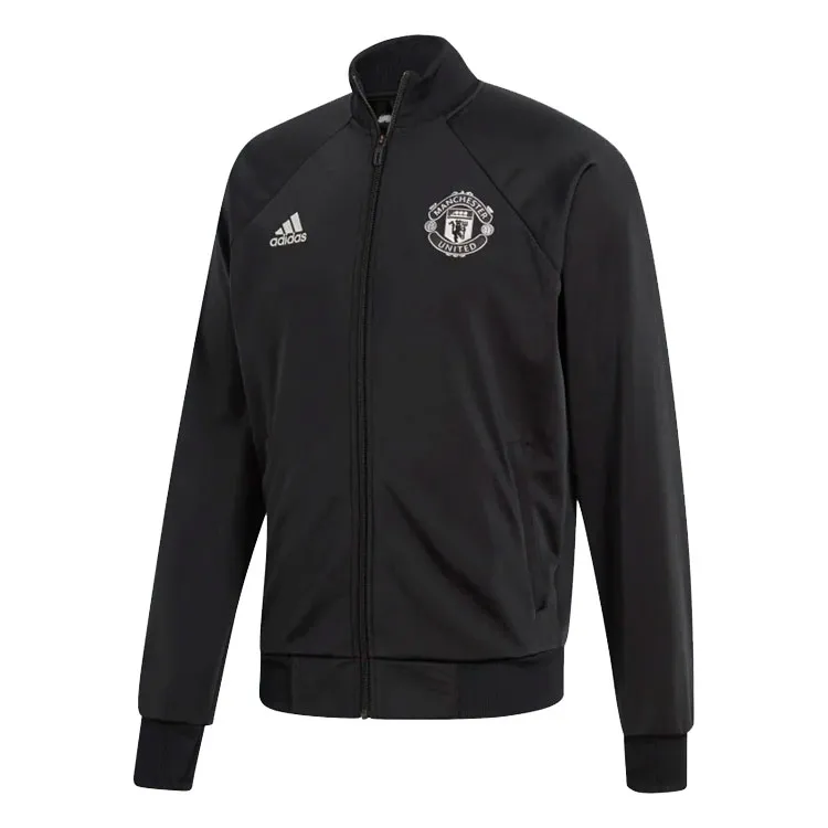 Adidas Manchester Jackets Men's Black Stand Collar Moderate Other