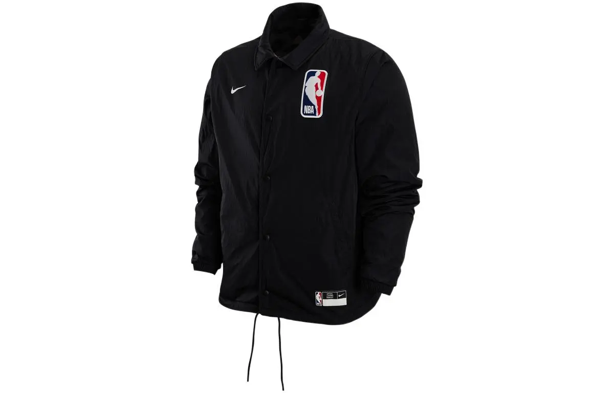 Nike Jackets Men's Black Stand Collar Moderate Other