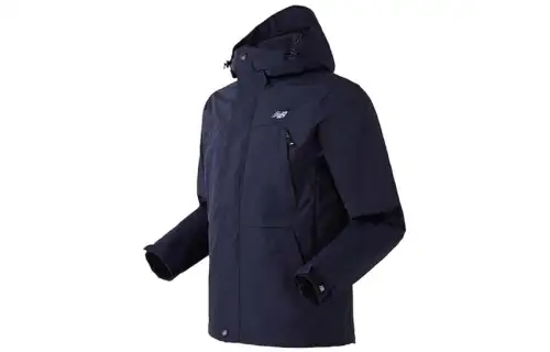 New Balance Jackets Men's Navy Blue Crew Neck Moderate Instructor