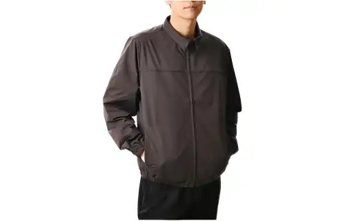 New Balance Met24 Jackets Men's Dark Gray Lapel Moderate Other