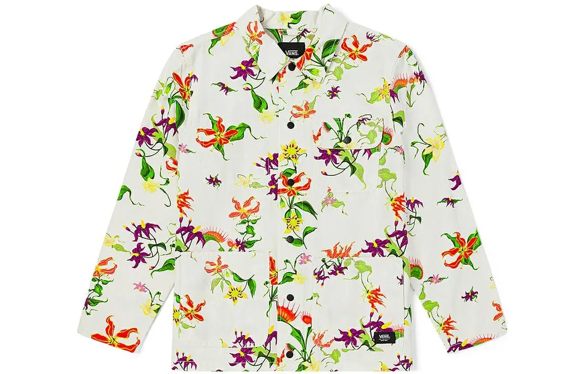 Vans Jackets Men's Multicolor Lapel Moderate