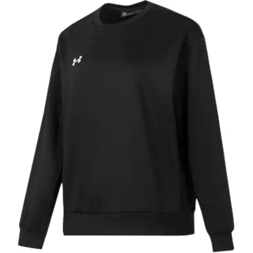 Under Armour Brand Logo Pattern Outdoor Casual Sports Crew Neck Pullover Fleece Lined Long Sleeved Sweatshirt Unisex