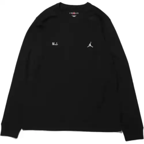 JORDAN Long-sleeve 'BLACK' T-shirt