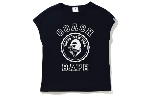 A BATHING APE x COACH Ape Head Series T Shirt Unisex