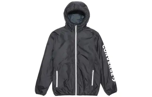Converse Jackets Men's Black Hooded Moderate Other