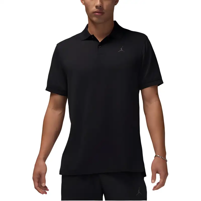 Jordan Polo Shirts Men's Black Polo Collar Moderate Other