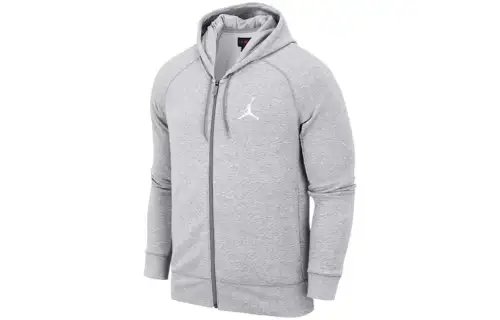 Jordan Jackets Men's Gray Hooded Moderate Other