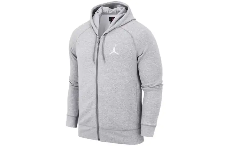Jordan Jackets Men's Gray Hooded Moderate Other