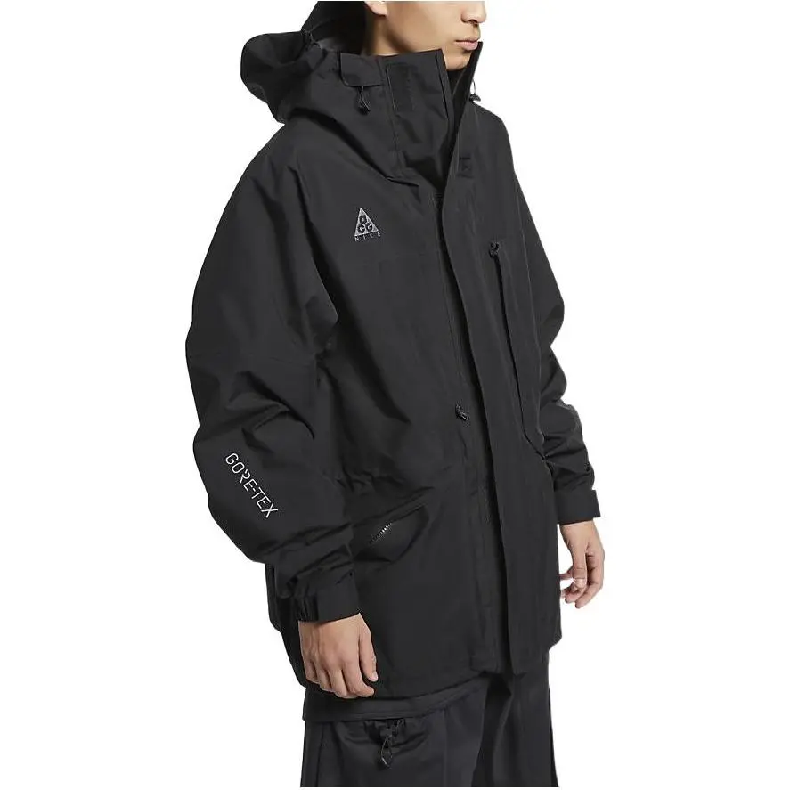 Nike ACG Jackets Men's Black Hooded Moderate Other