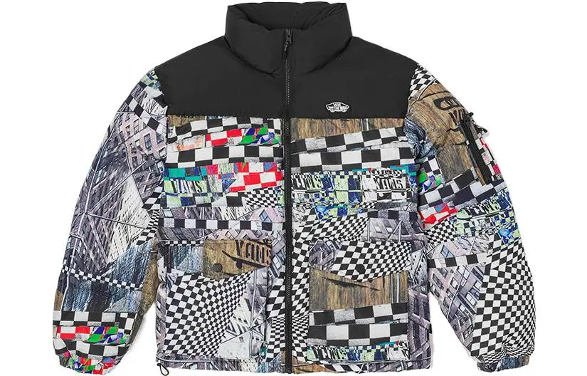 Vans Jackets Unisex Black Stand Collar Moderate Other