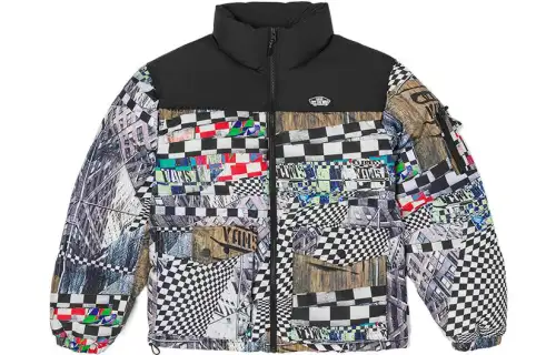 Vans Jackets Unisex Black Stand Collar Moderate Other