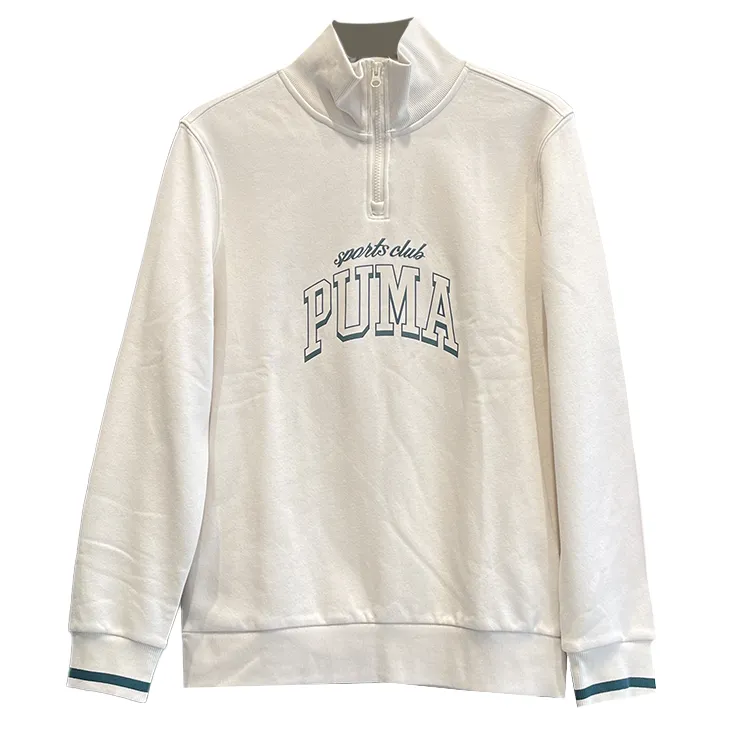 PUMA Sweatshirts Men's Ecru-87 Stand Collar Moderate Other