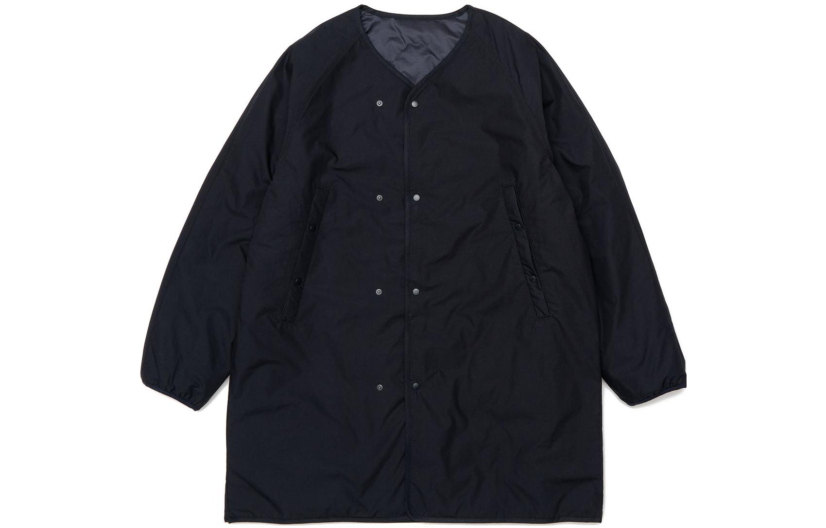 Мужская куртка nanamica REVERSIBLE DOWN COAT (черная) — Черный — фото 10